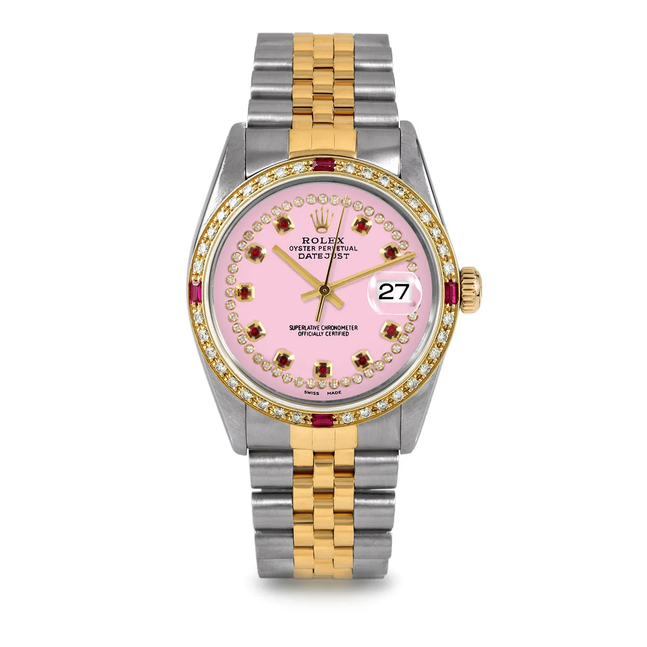 Rolex Datejust 36mm | 16013-PNK-STRR-4RBY-JBL