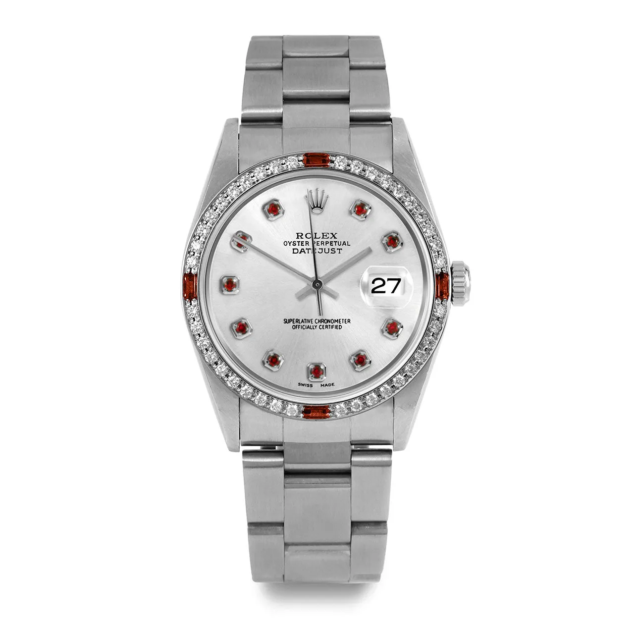 Rolex Datejust 36mm | 16234-SLV-RBY-AM-4RBY-OYS