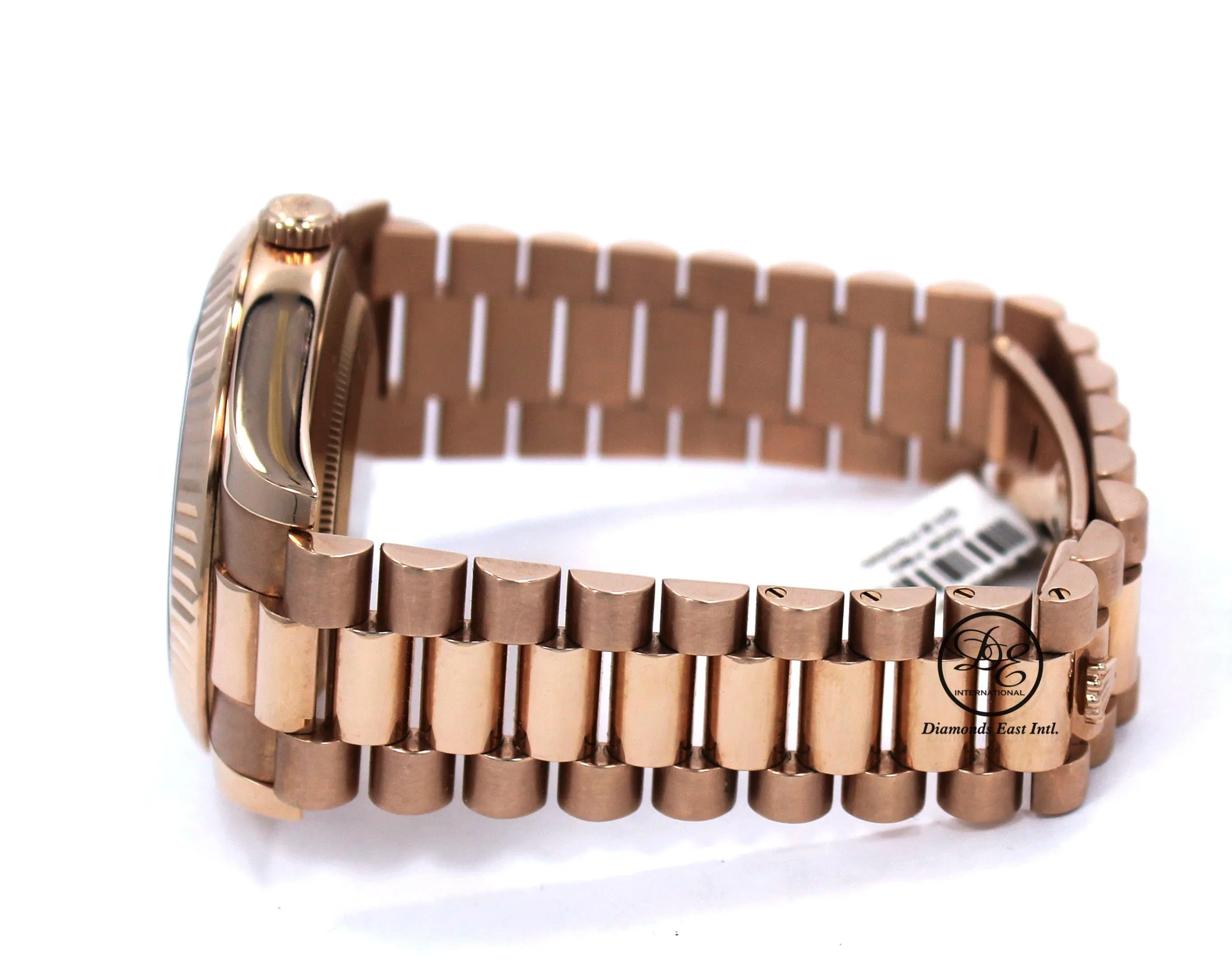 Rolex Day-Date II President 218235 18K Rose Gold FACTORY Ruby & Diamond Dial BOX/PAPER