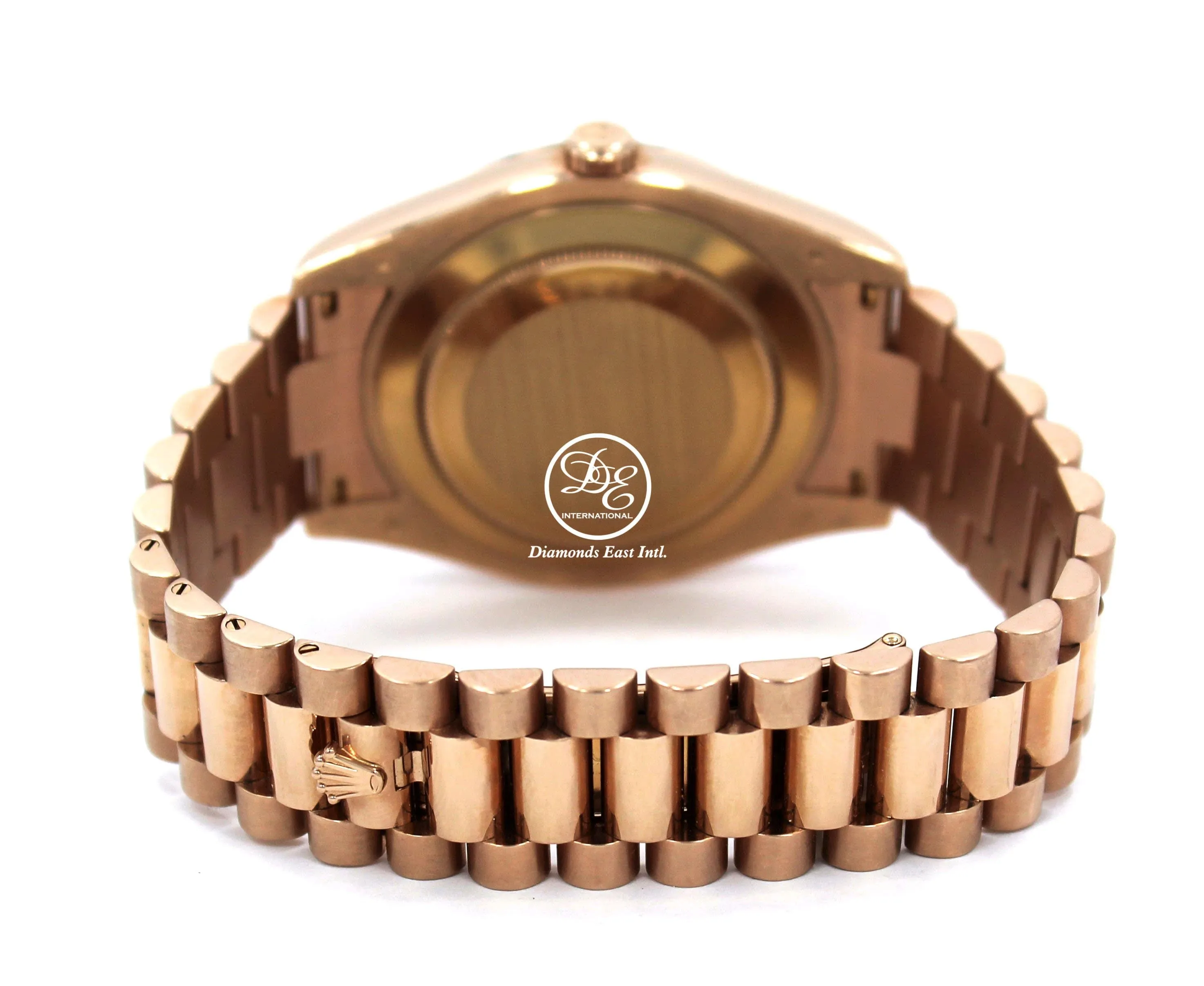 Rolex Day-Date II President 218235 18K Rose Gold FACTORY Ruby & Diamond Dial BOX/PAPER