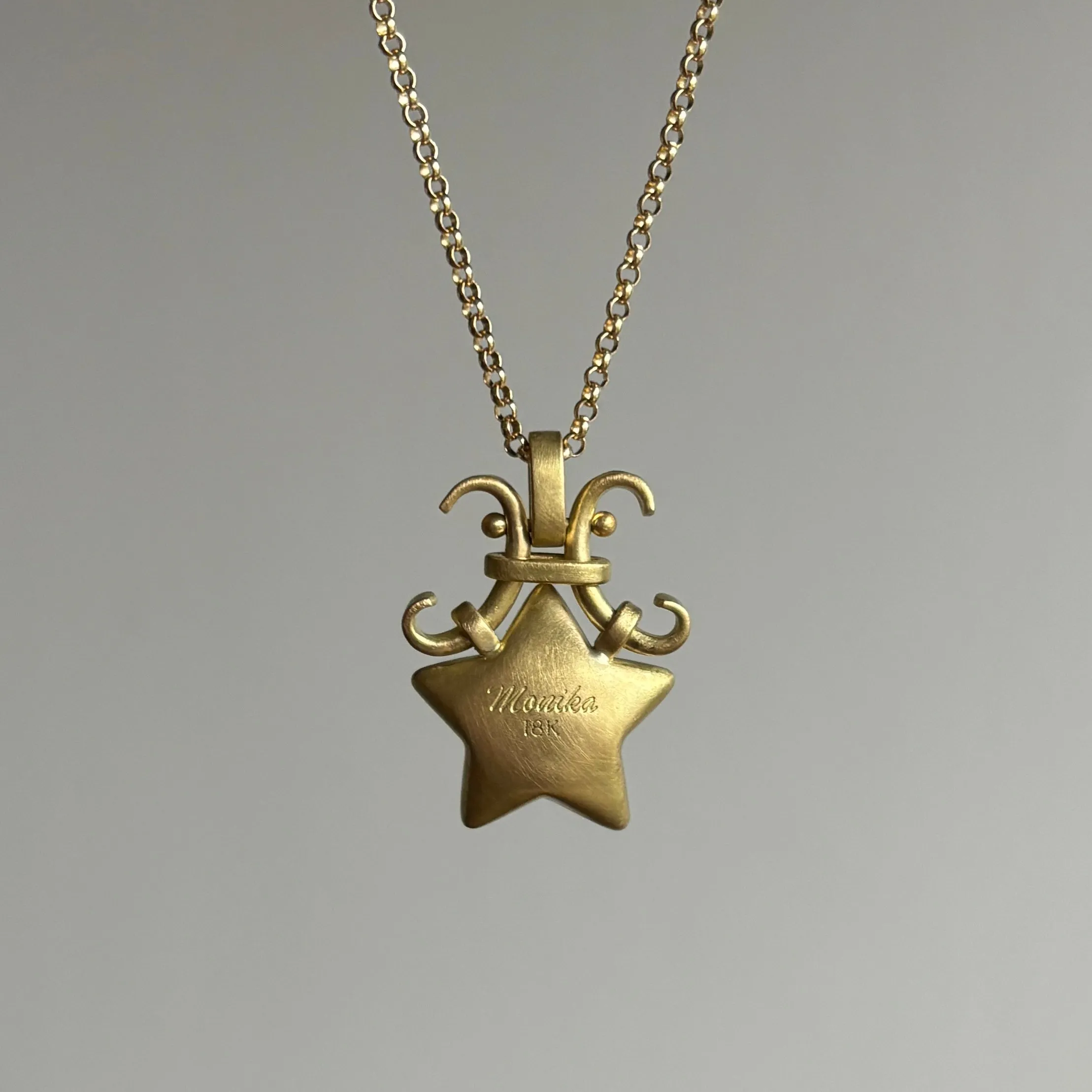 Rose Quartz Star Pendant