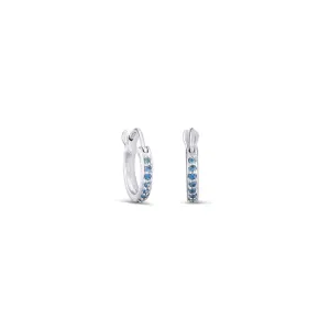 Sapphire Huggie Earrings