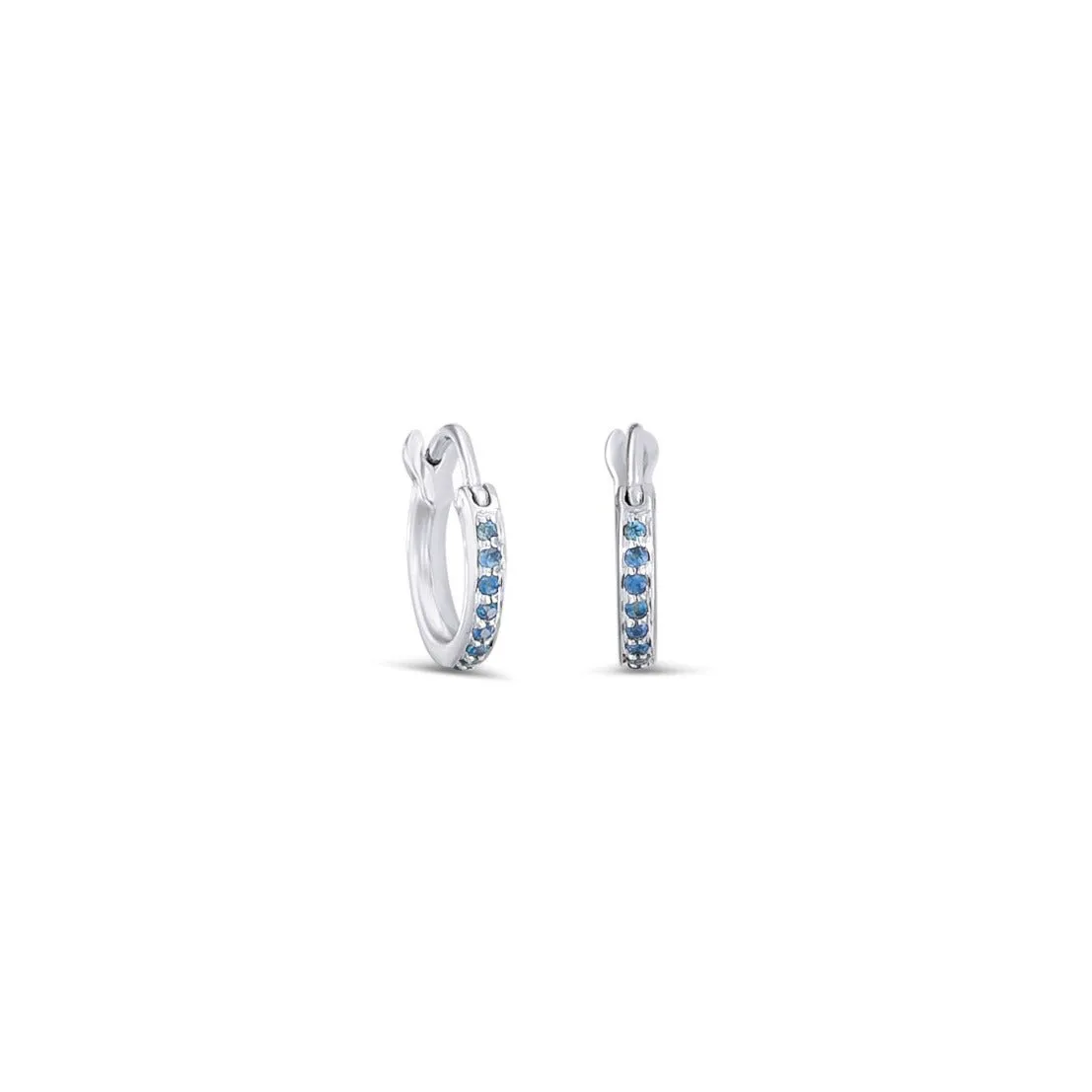 Sapphire Huggie Earrings