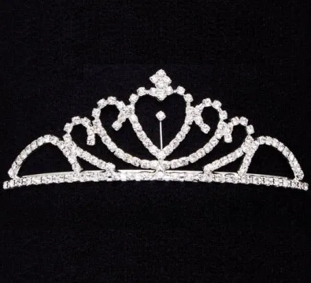 Solitaire Heart Tiara