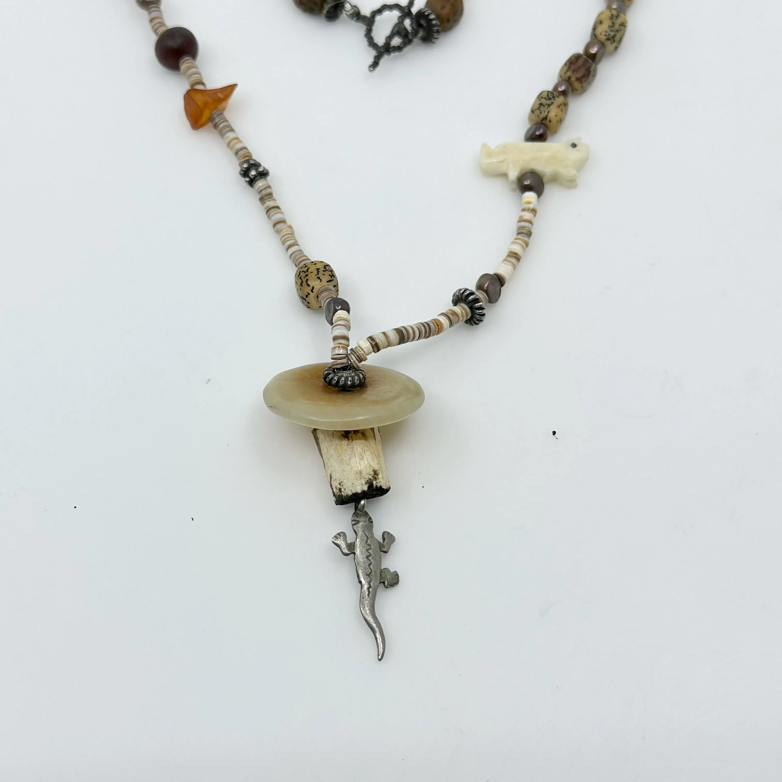 South West sterling silver gemstone necklace