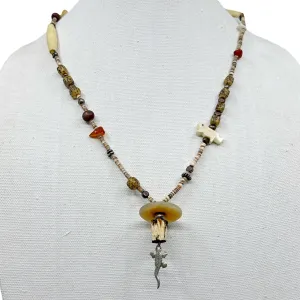 South West sterling silver gemstone necklace