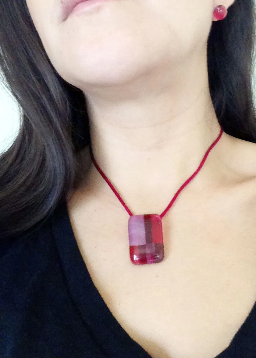 Spezi Mini Glass Pendant - Black