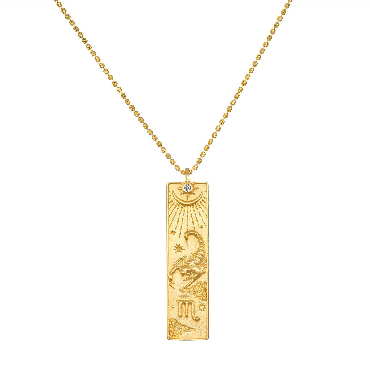 Story of Scorpio Zodiac Necklace