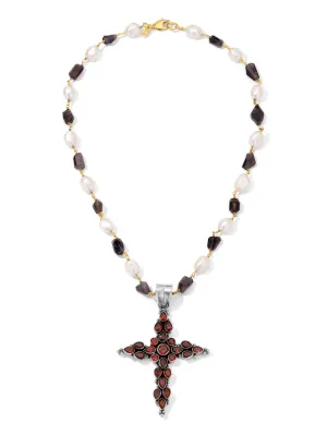 The Sleeping Beauty Cross Necklace