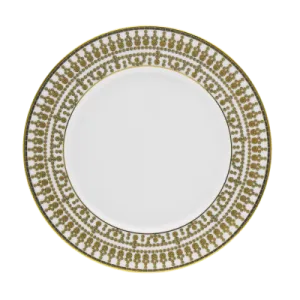 Tiara White & Gold Dessert Plate