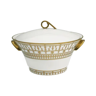 Tiara White & Gold Soup Tureen