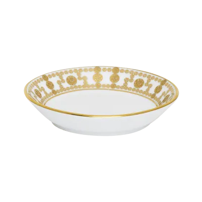 Tiara White & Gold Soy Bowl