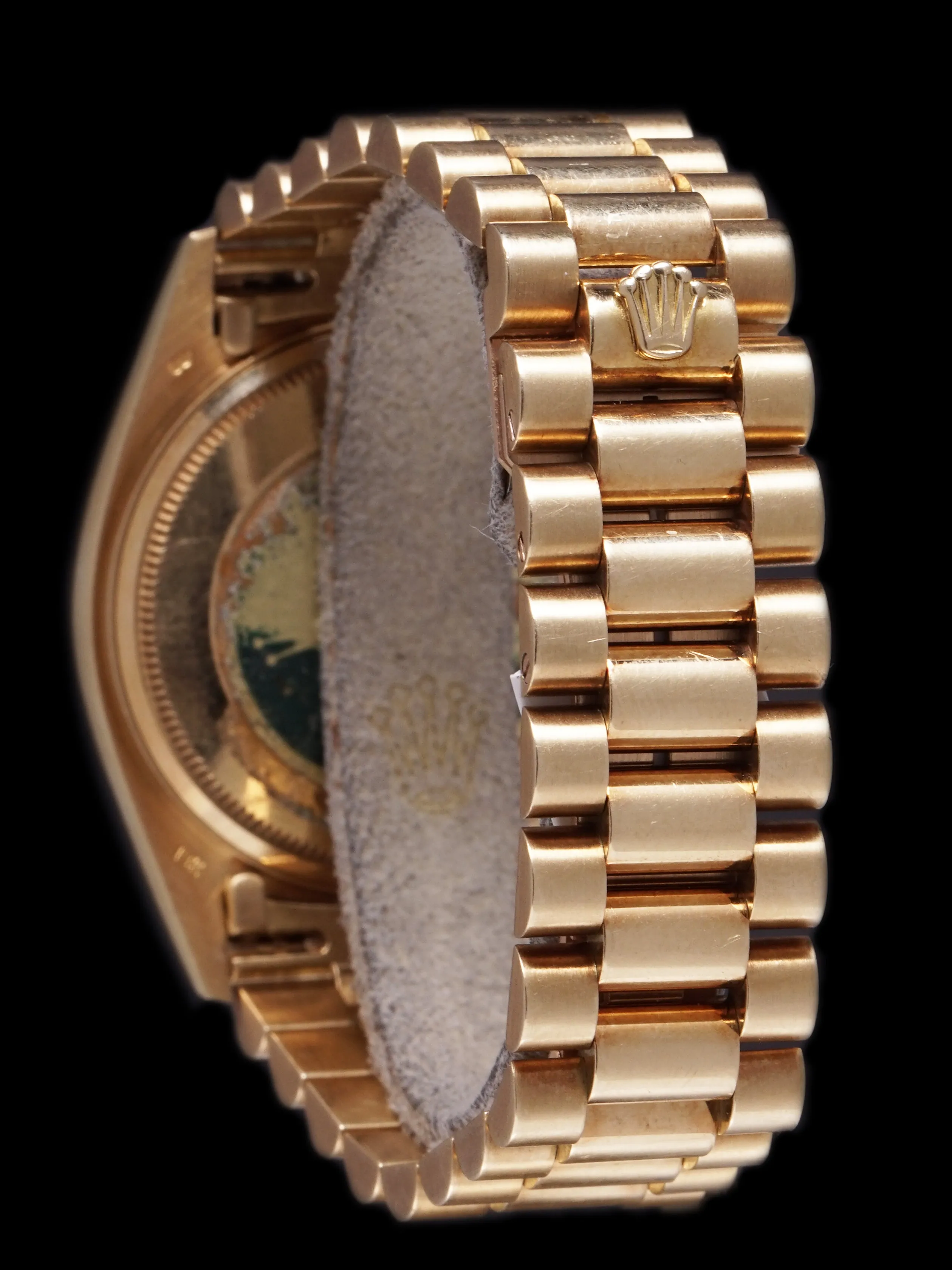 *Unpolished* 1978 Rolex Day-Date (Ref. 18038) 18k YG "Diamond String Dial"