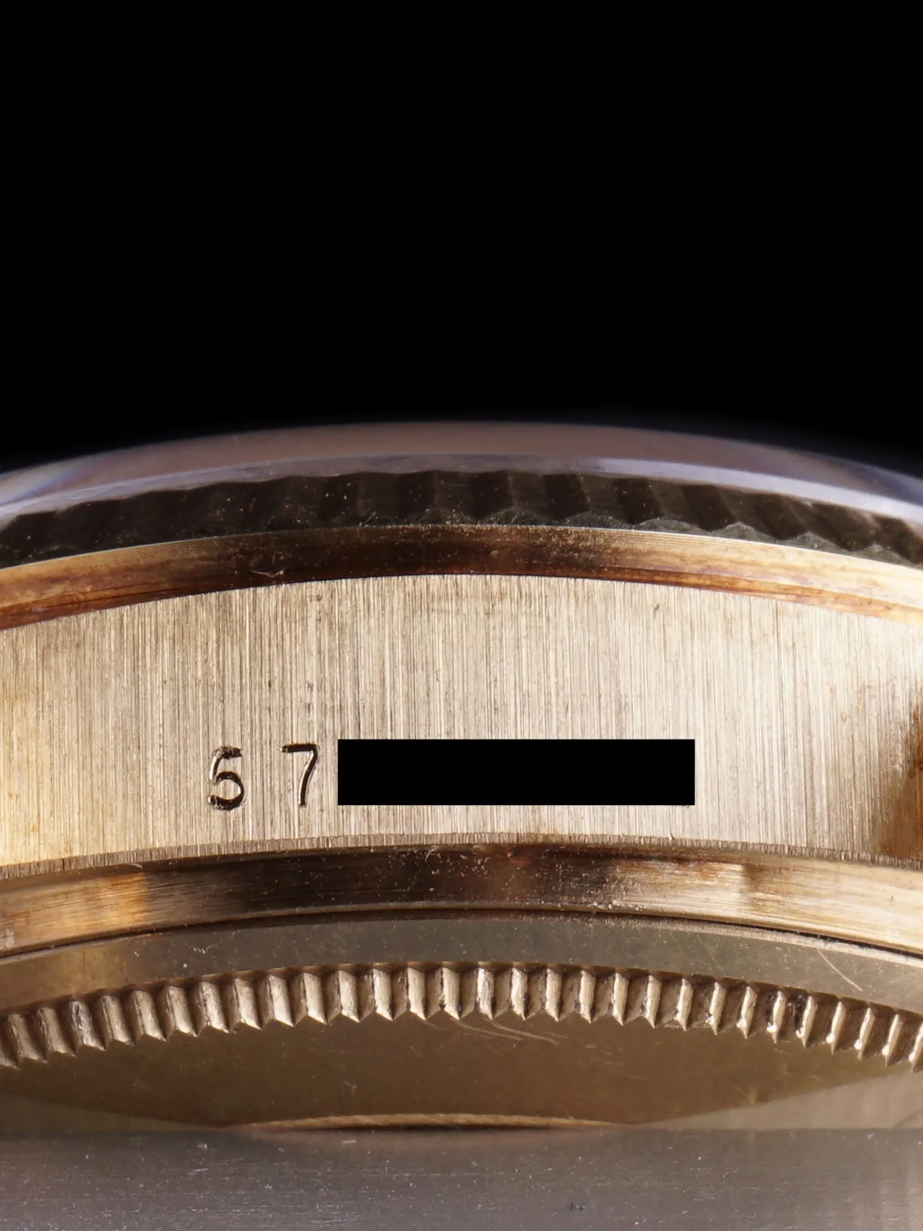 *Unpolished* 1978 Rolex Day-Date (Ref. 18038) 18k YG "Diamond String Dial"