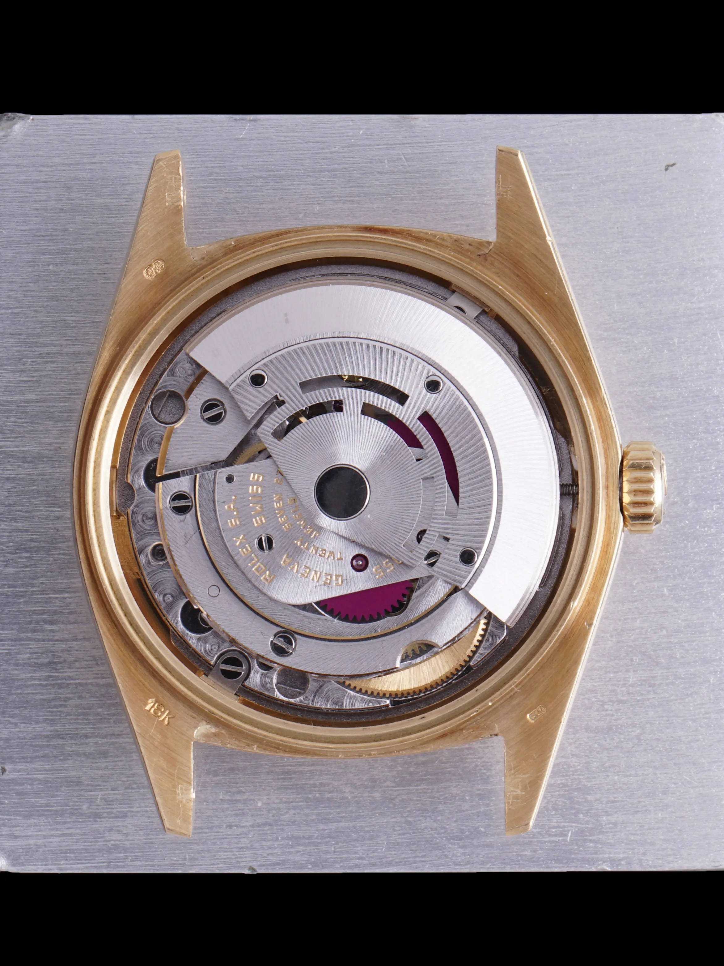 *Unpolished* 1978 Rolex Day-Date (Ref. 18038) 18k YG "Diamond String Dial"