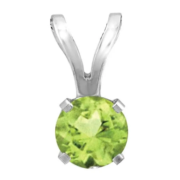 White Gold Peridot Pendant